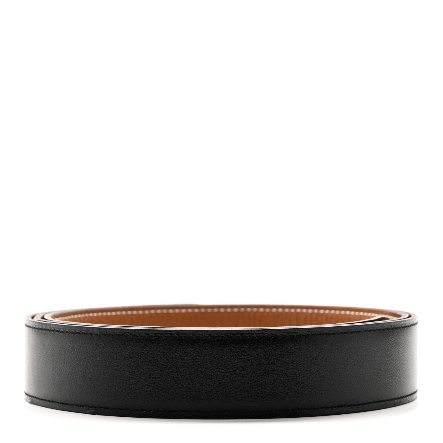 Hermes Box Togo 32mm Belt Strap 115 46 Black Gold 4 of 10