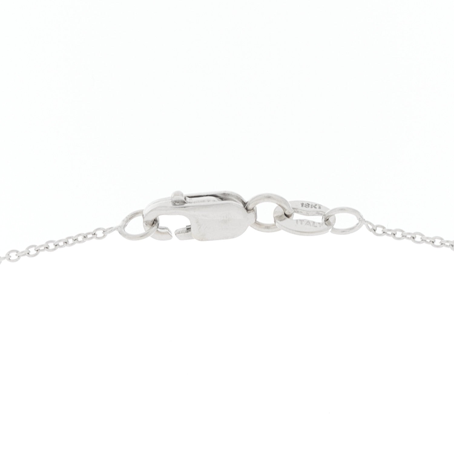 Roberto Coin 18K White Gold Diamond Love Letter H Pendant Necklace 7 of 8