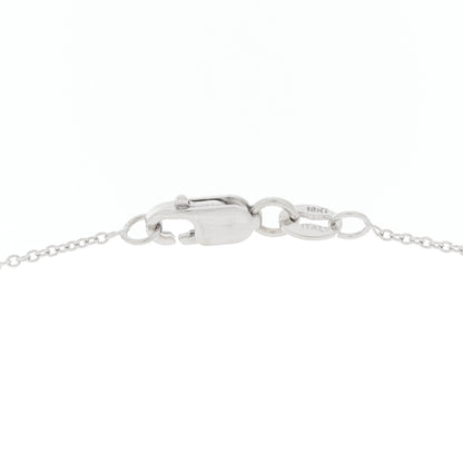 Roberto Coin 18K White Gold Diamond Love Letter H Pendant Necklace 7 of 8