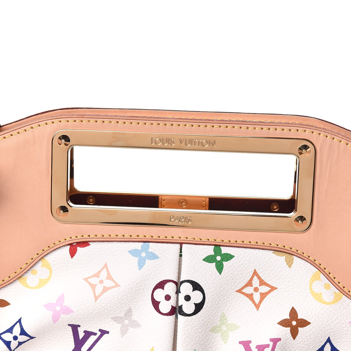 Monogram Multicolor Judy MM White