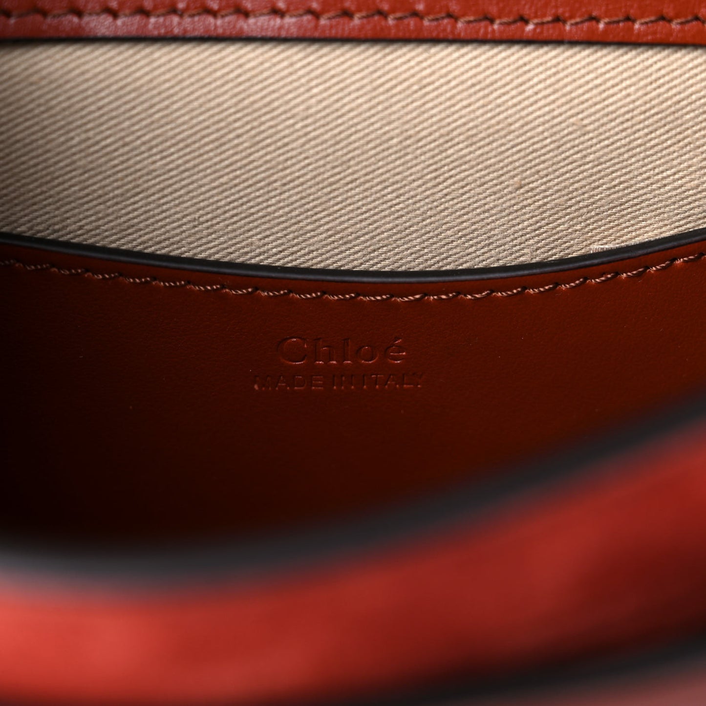 Calfskin Small Tess Bag Sepia Brown