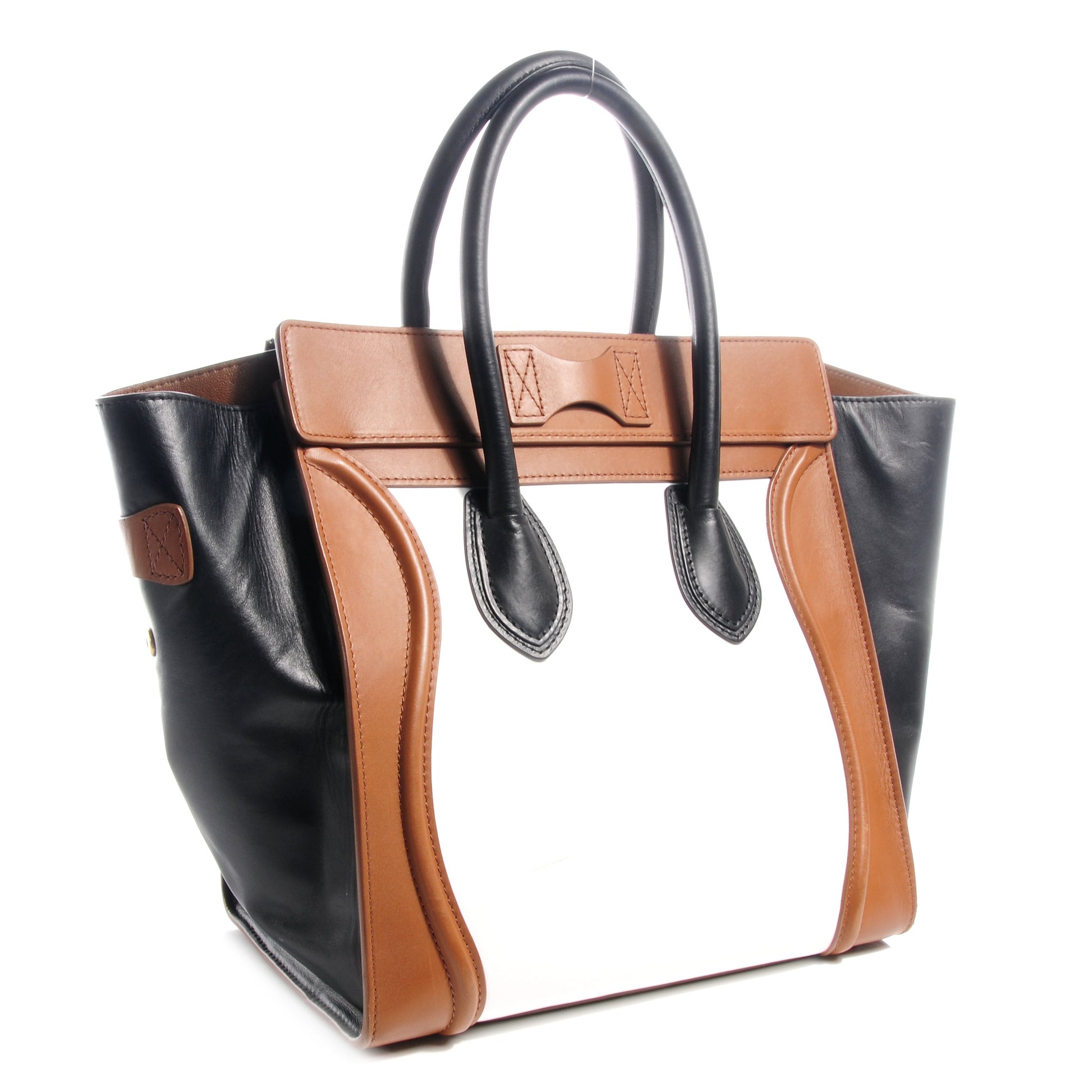 Celine Smooth Calfskin Mini Tri-Color Luggage 3 of 9