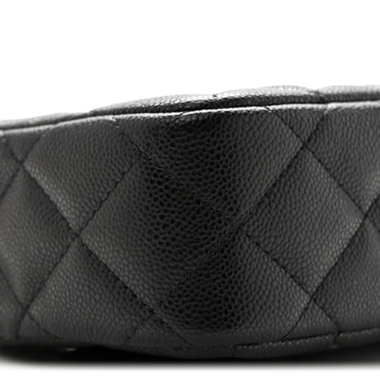 Chanel Caviar Quilted Purse With Chain Black 9 of 11