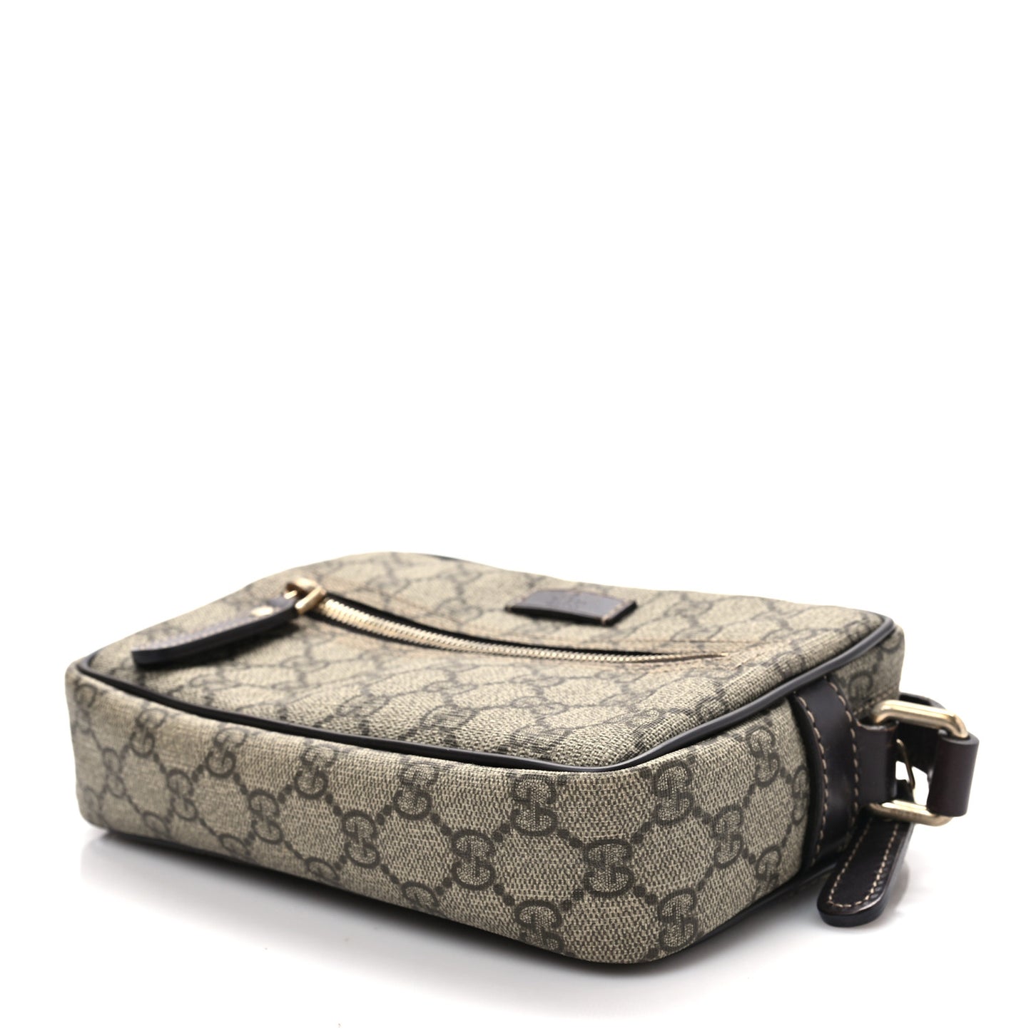 GG Plus Monogram Small Shoulder Bag Dark Brown