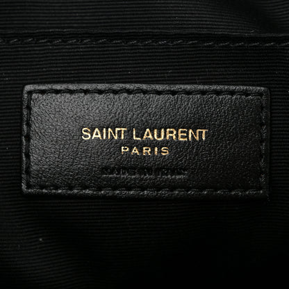 Saint Laurent Calfskin Matelasse Monogram Lou Camera Bag Vert Fonce 6 of 10