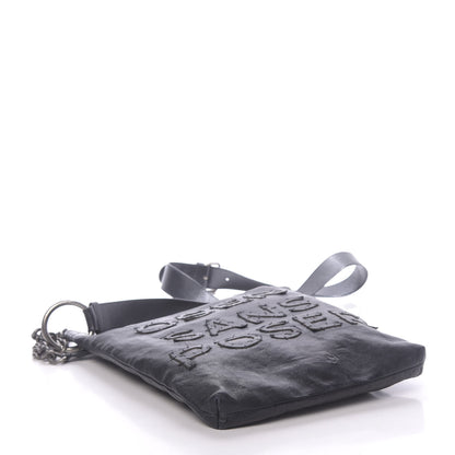 Chanel Calfskin Oser Sans Poser Messenger Dark Navy 3 of 11