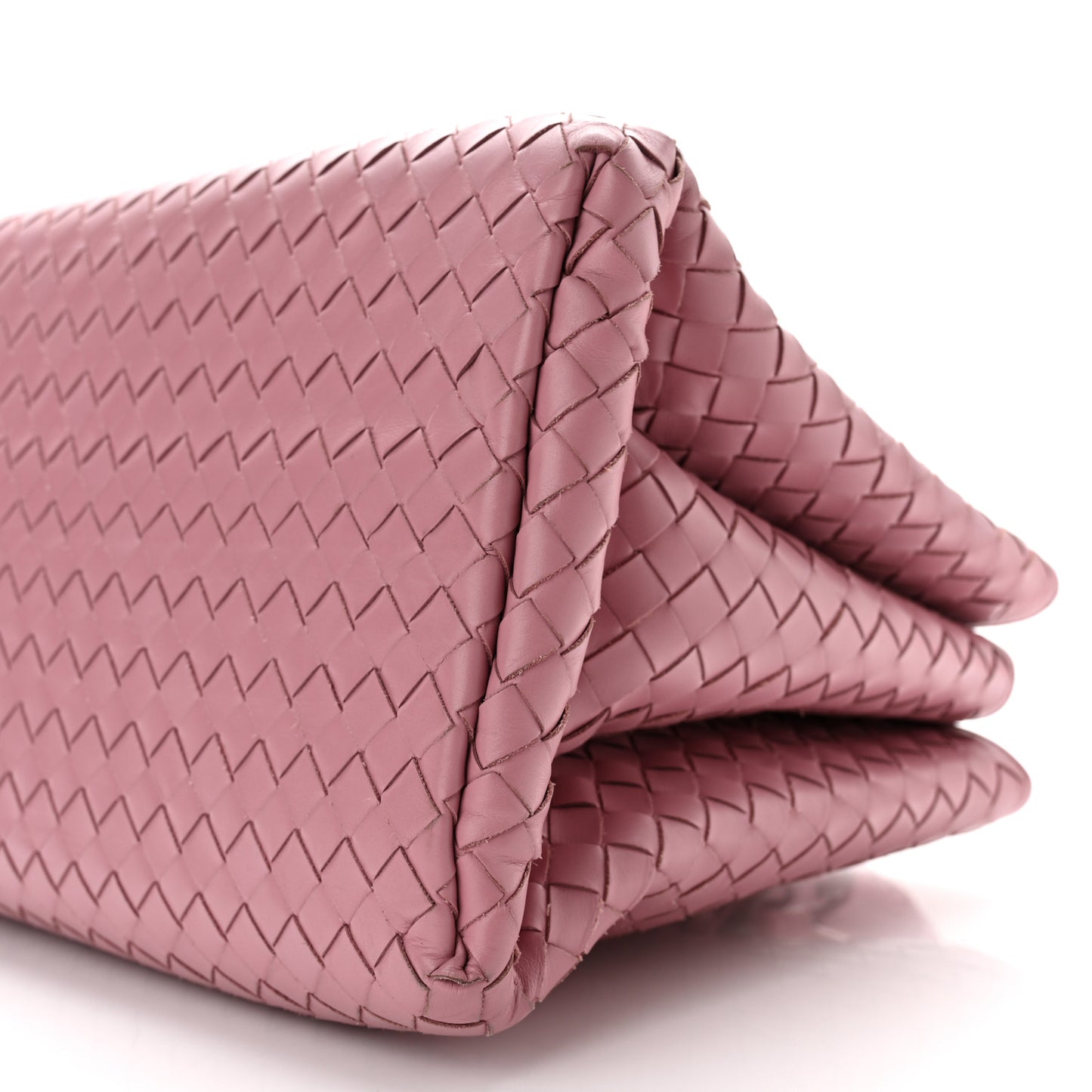 Nappa Intrecciato Small Roma Tote Mallow
