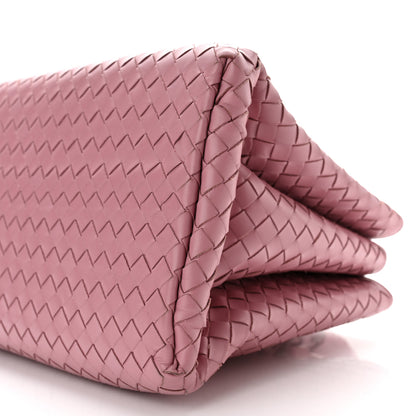 Bottega Veneta Nappa Intrecciato Small Roma Tote Mallow 10 of 11