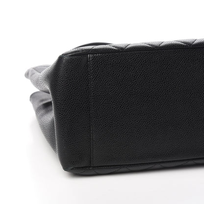 Chanel Caviar Quilted Grand Shopping Tote GST Black 7 of 9