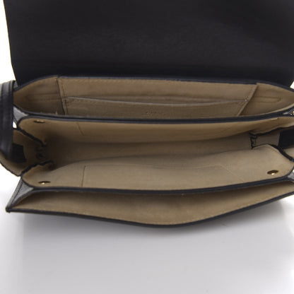 Chloe Suede Calfskin Small Faye Shoulder Bag Black 4 of 9