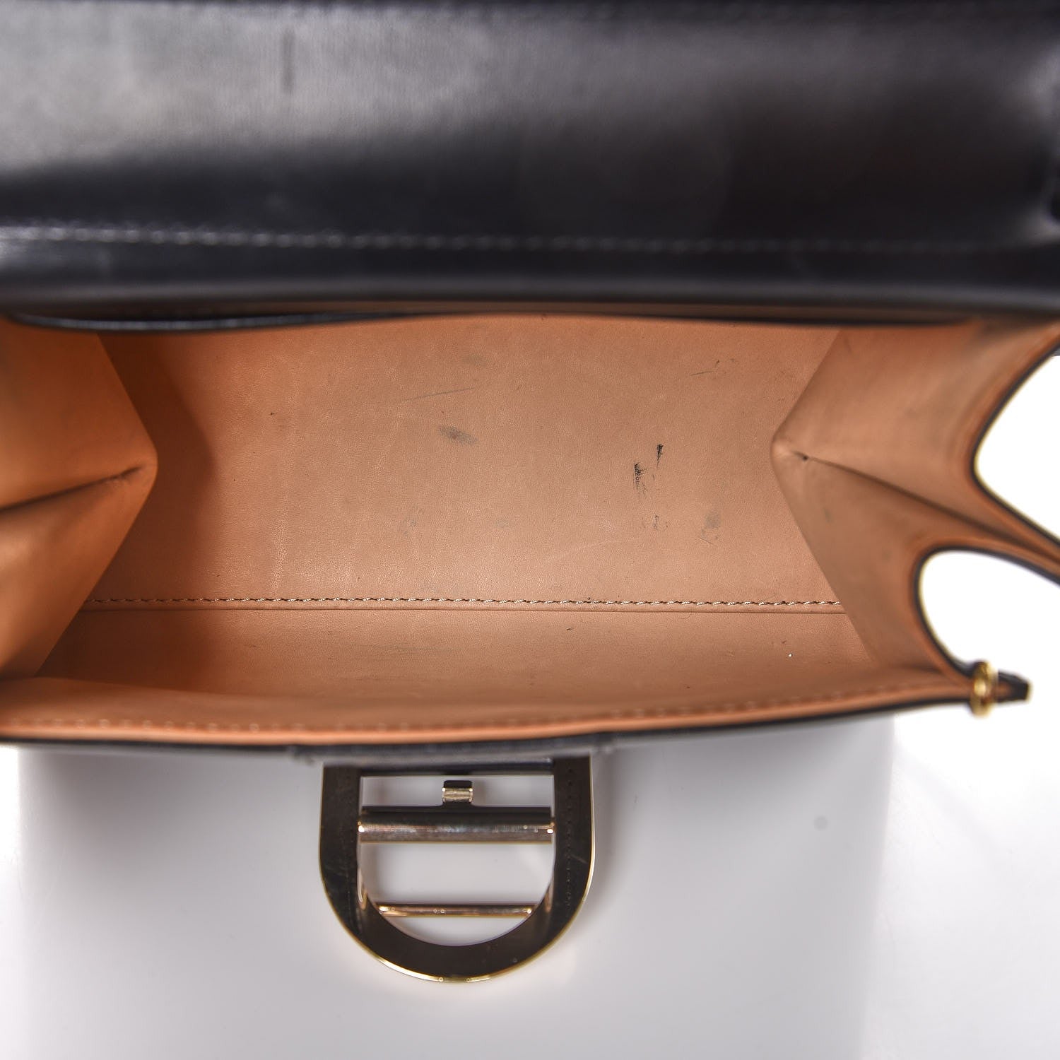 Delvaux Calfskin Mini Brillant Satchel Black 5 of 9