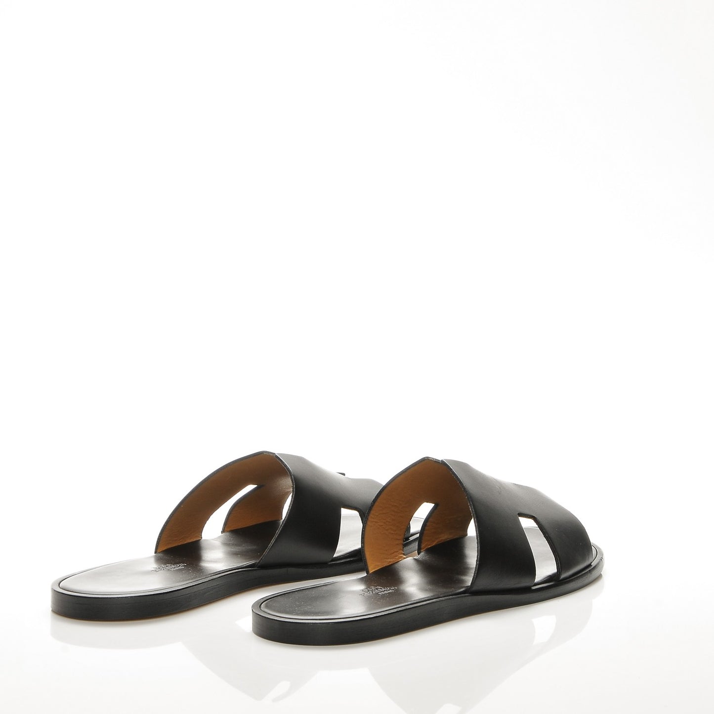 Calfskin Mens Izmir Sandals 45 Black