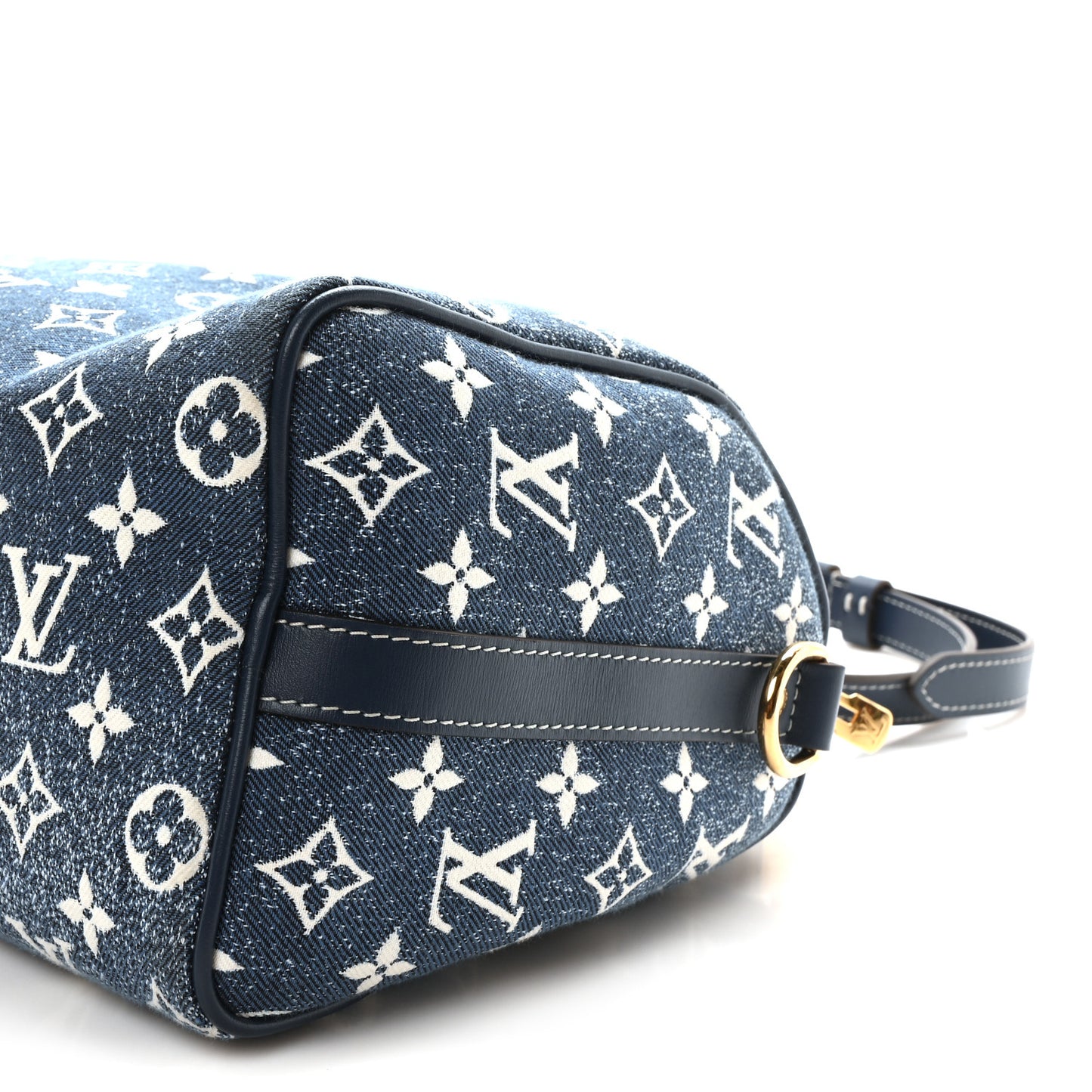 Monogram Jacquard Denim Speedy Bandouliere 25 Bleu