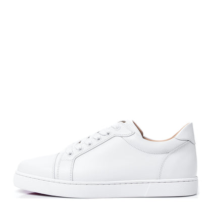 Christian Louboutin Calfskin Vieira Flat Sneakers 38 White 1 of 10