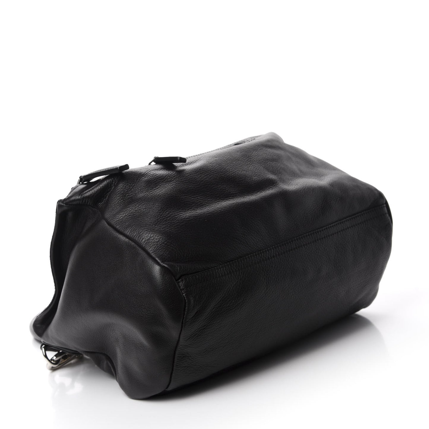 Pebbled Calfskin Medium Pyramid Stud Pandora Black