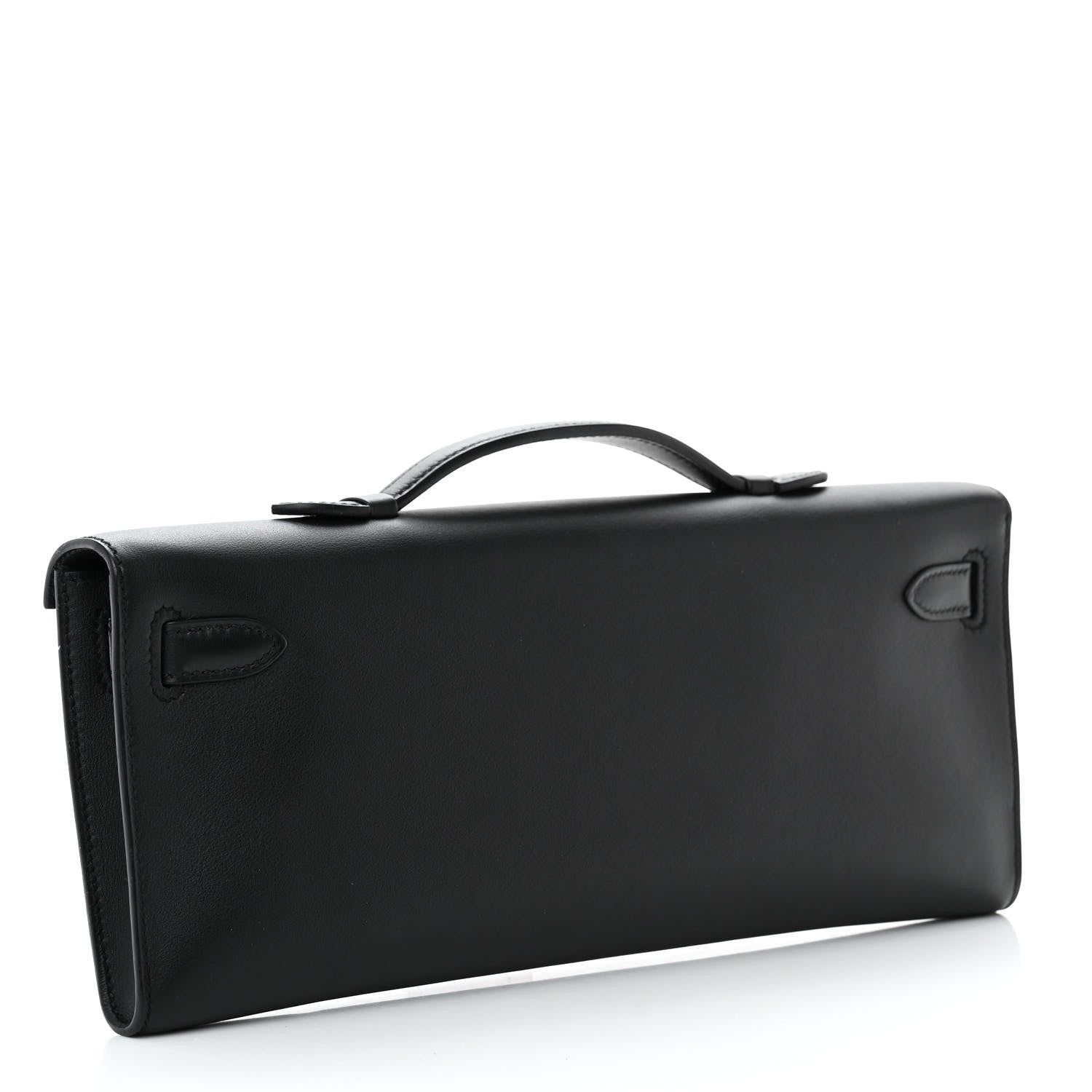Hermes Swift Kelly Cut Clutch Pochette Black 3 of 14