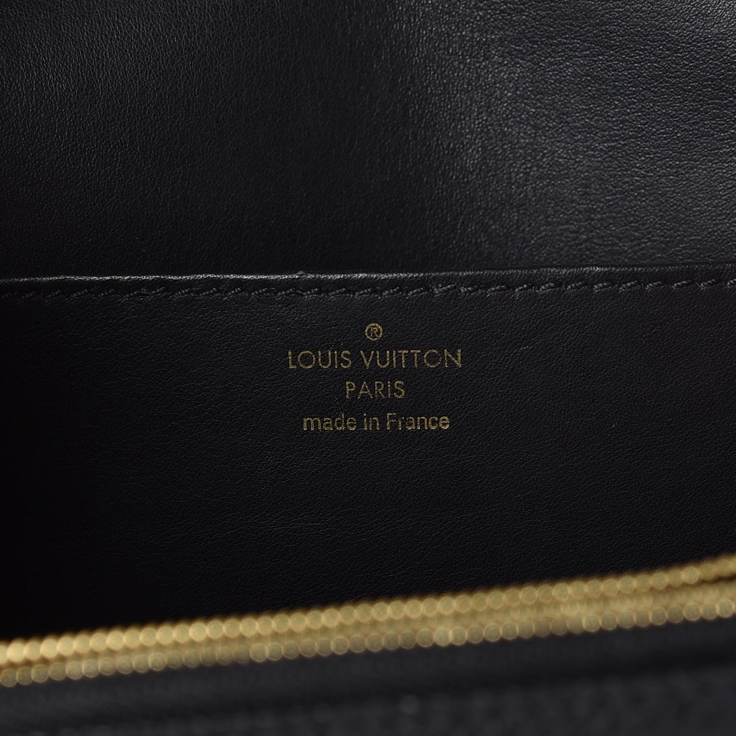 Grained Calfskin Vivienne NM Black