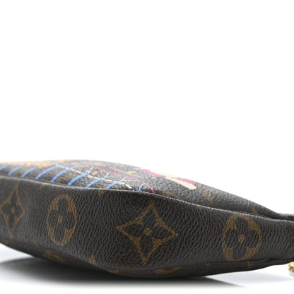 Louis Vuitton Monogram 2020 Christmas Animation Roller Coaster Mini Pochette Accessories Pivoine 10 of 10