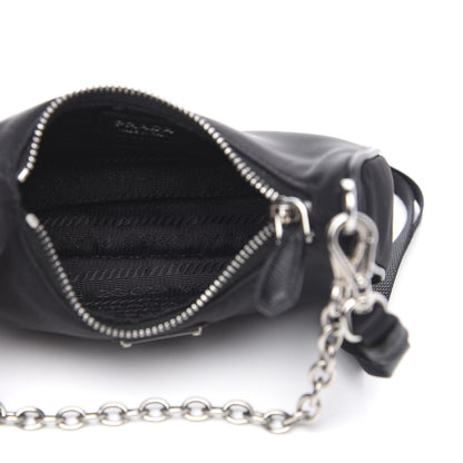 Prada Tessuto Nylon Mini Re-Edition 2000 Shoulder Bag Black 5 of 9