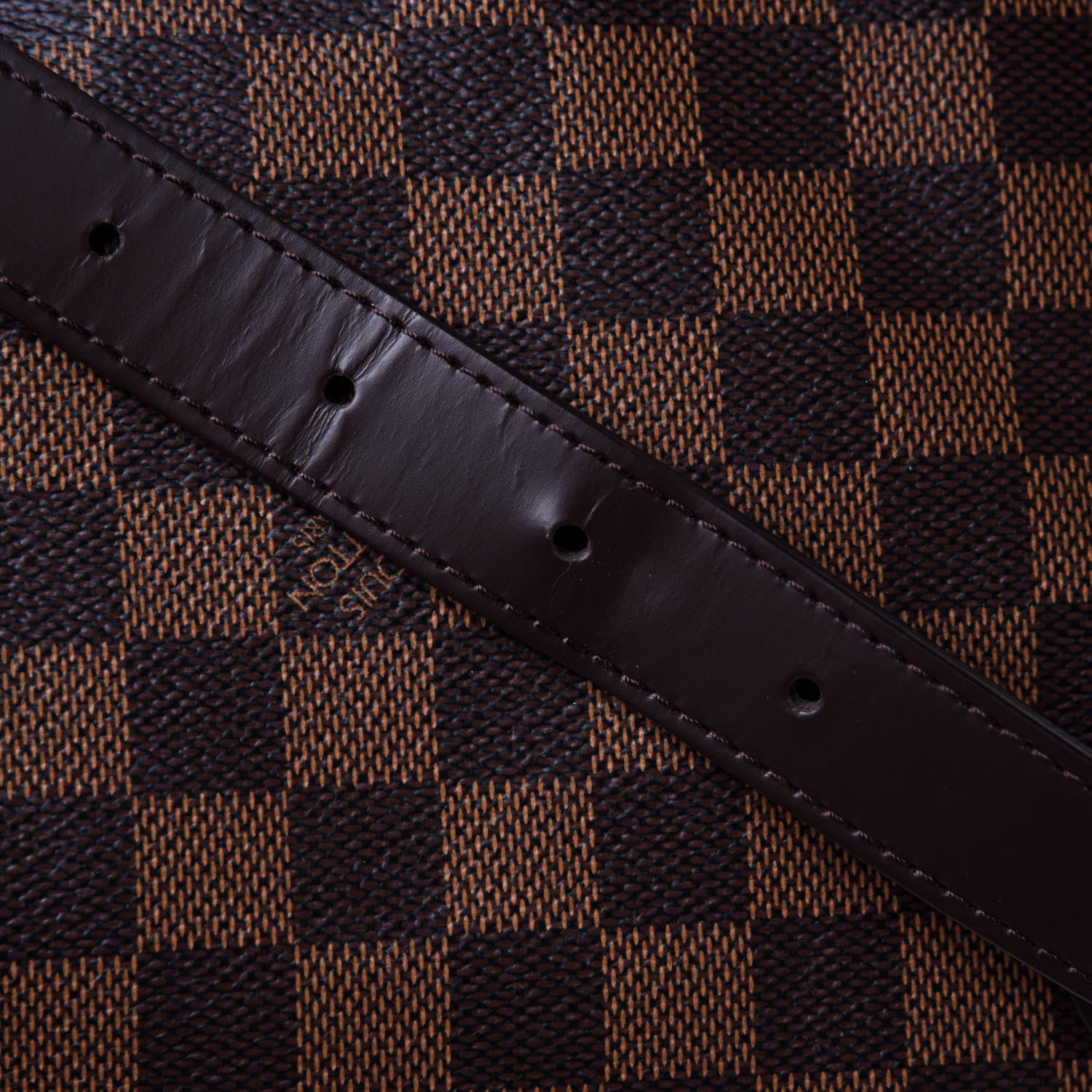 Louis Vuitton Damier Ebene Keepall Bandouliere 55 24 of 27