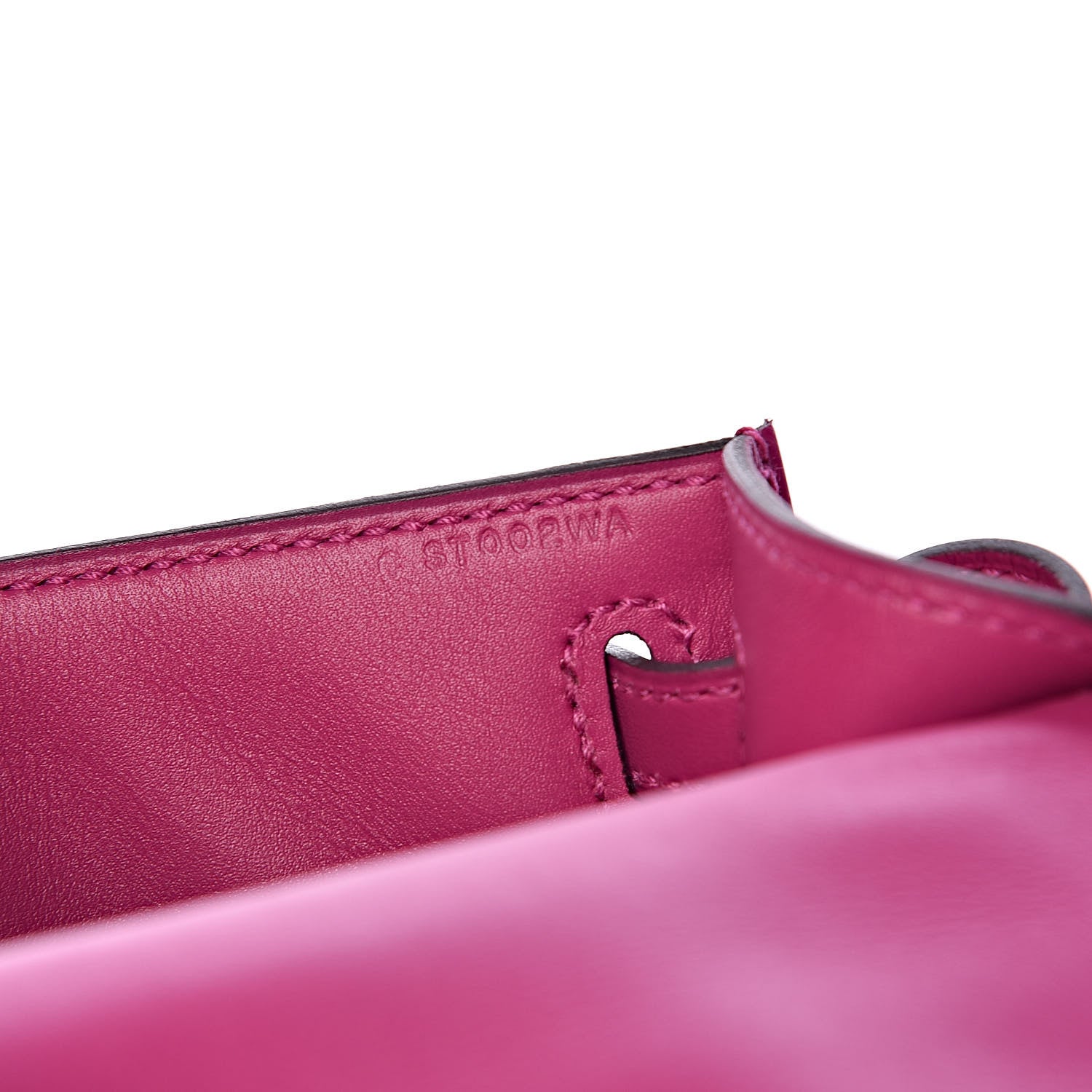 Hermes Swift Kelly Pochette Clutch Rose Pourpre 8 of 14