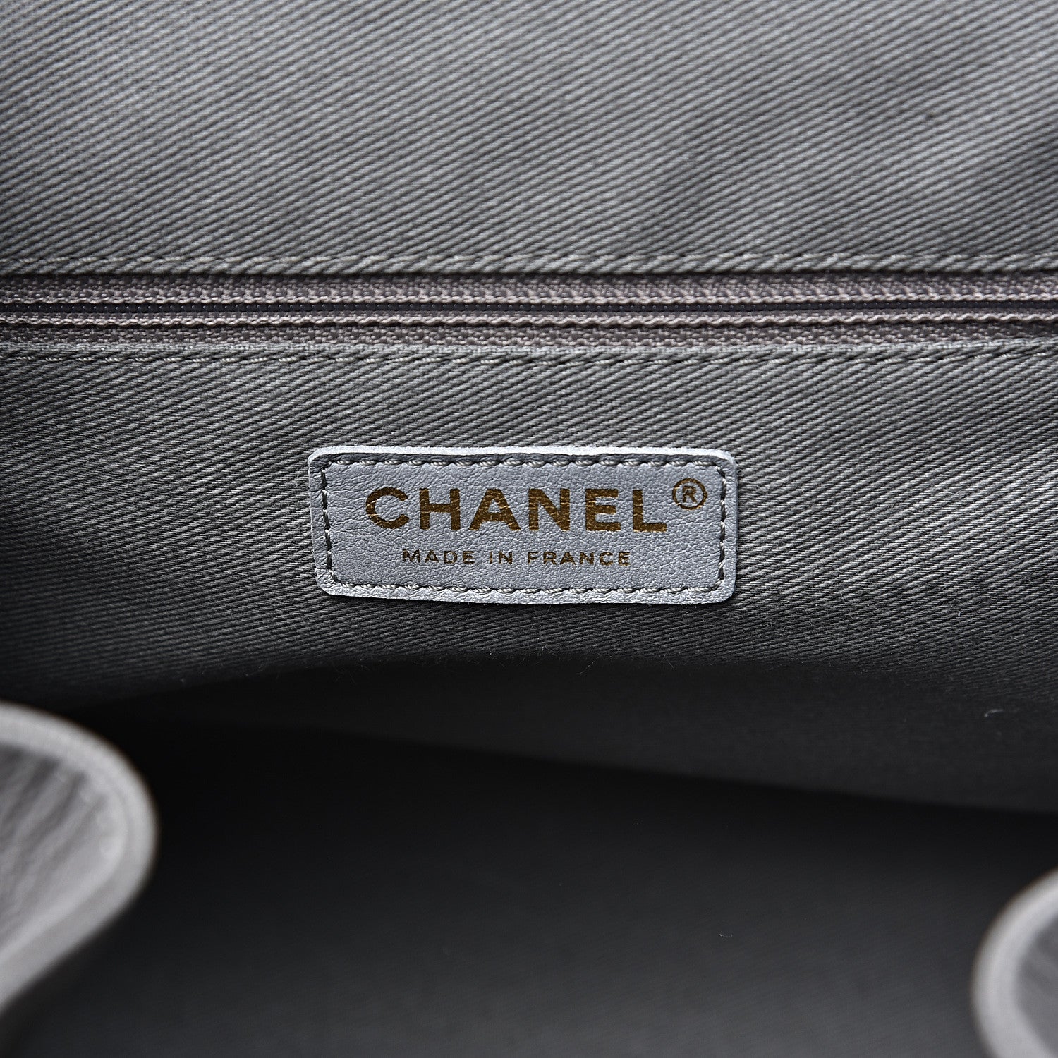 Chanel Caviar Quilted Business Affinity Backpack Grey 5 of 10