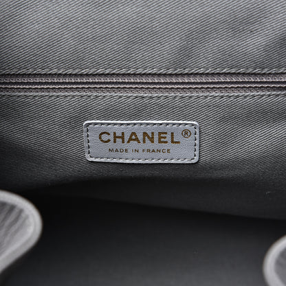 Chanel Caviar Quilted Business Affinity Backpack Grey 5 of 10
