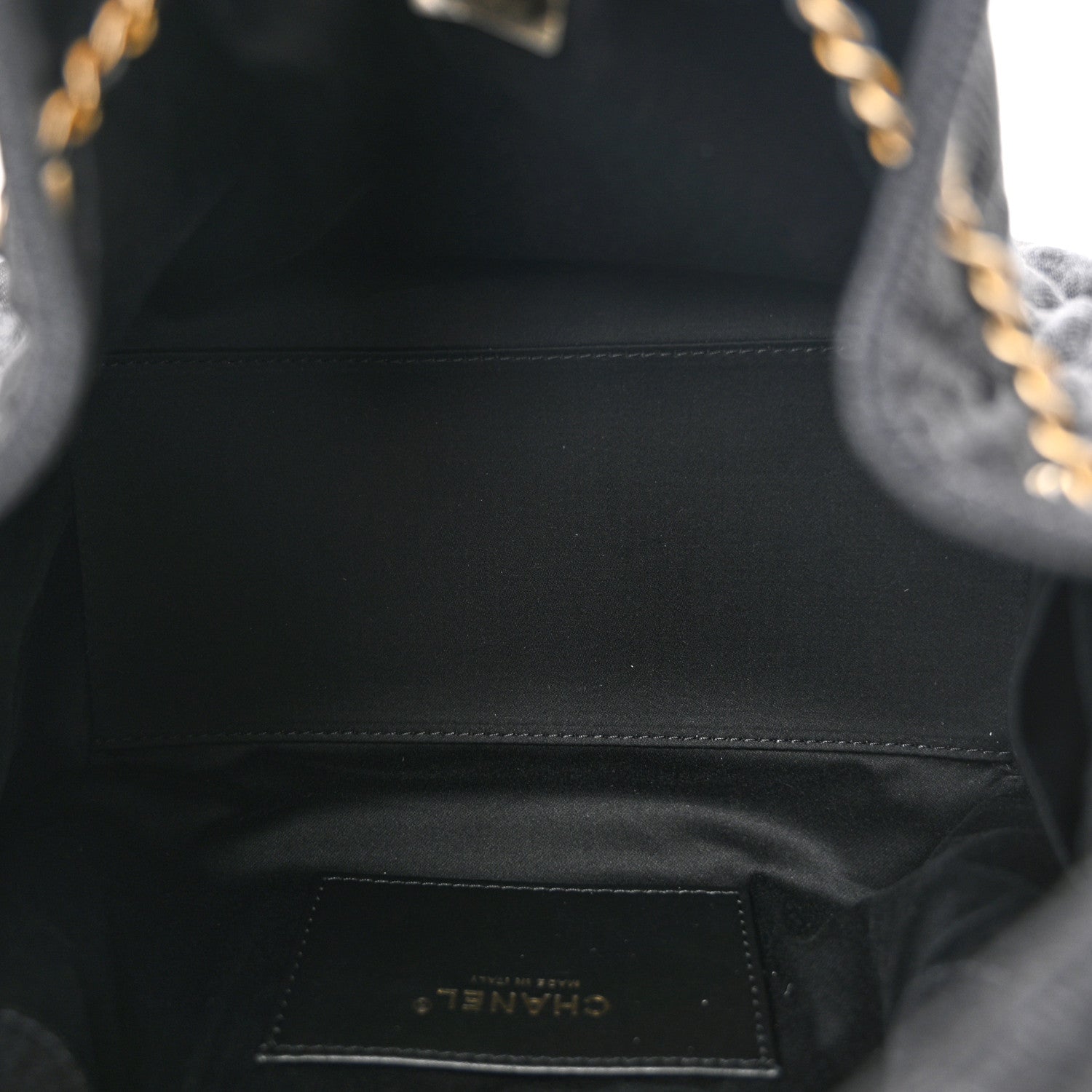 Chanel Washed Denim Quilted Small Chanel 25 Handbag Black 5 of 10