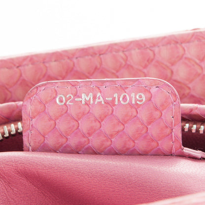Christian Dior Python Medium Lady Dior Pink 7 of 8