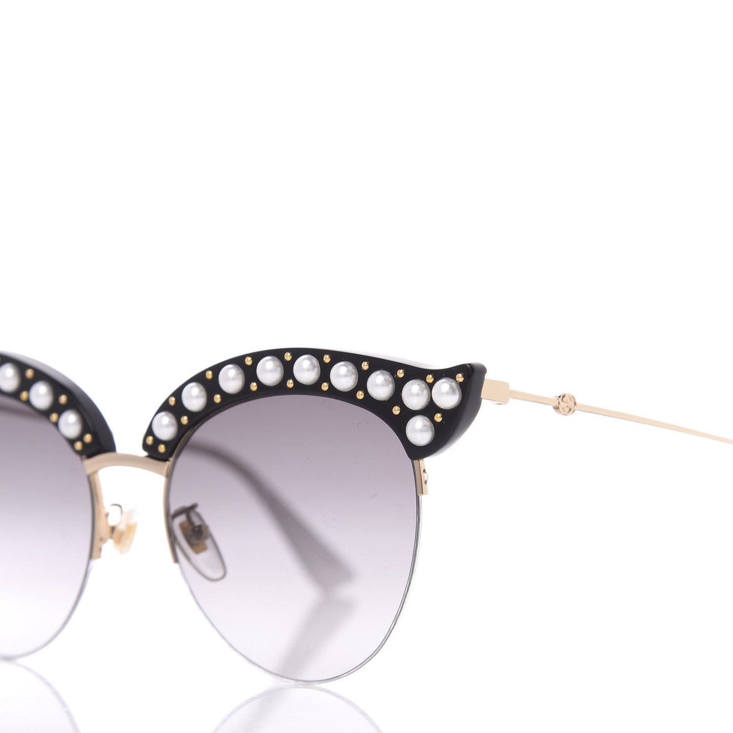 Pearl Cat Eye Sunglasses GG0212S Black