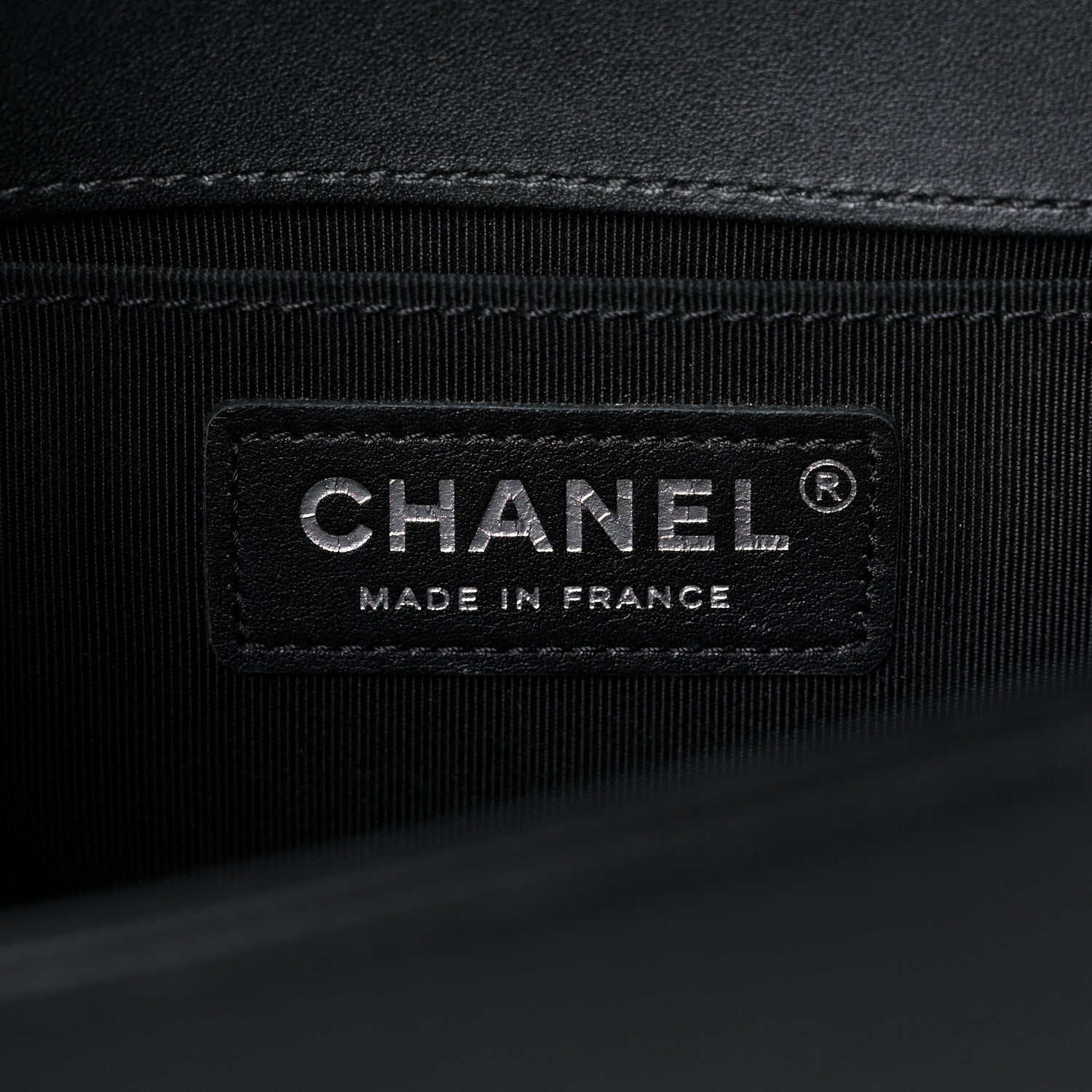 Chanel Calfskin Chevron Quilted Small Boy Flap Black 5 of 12