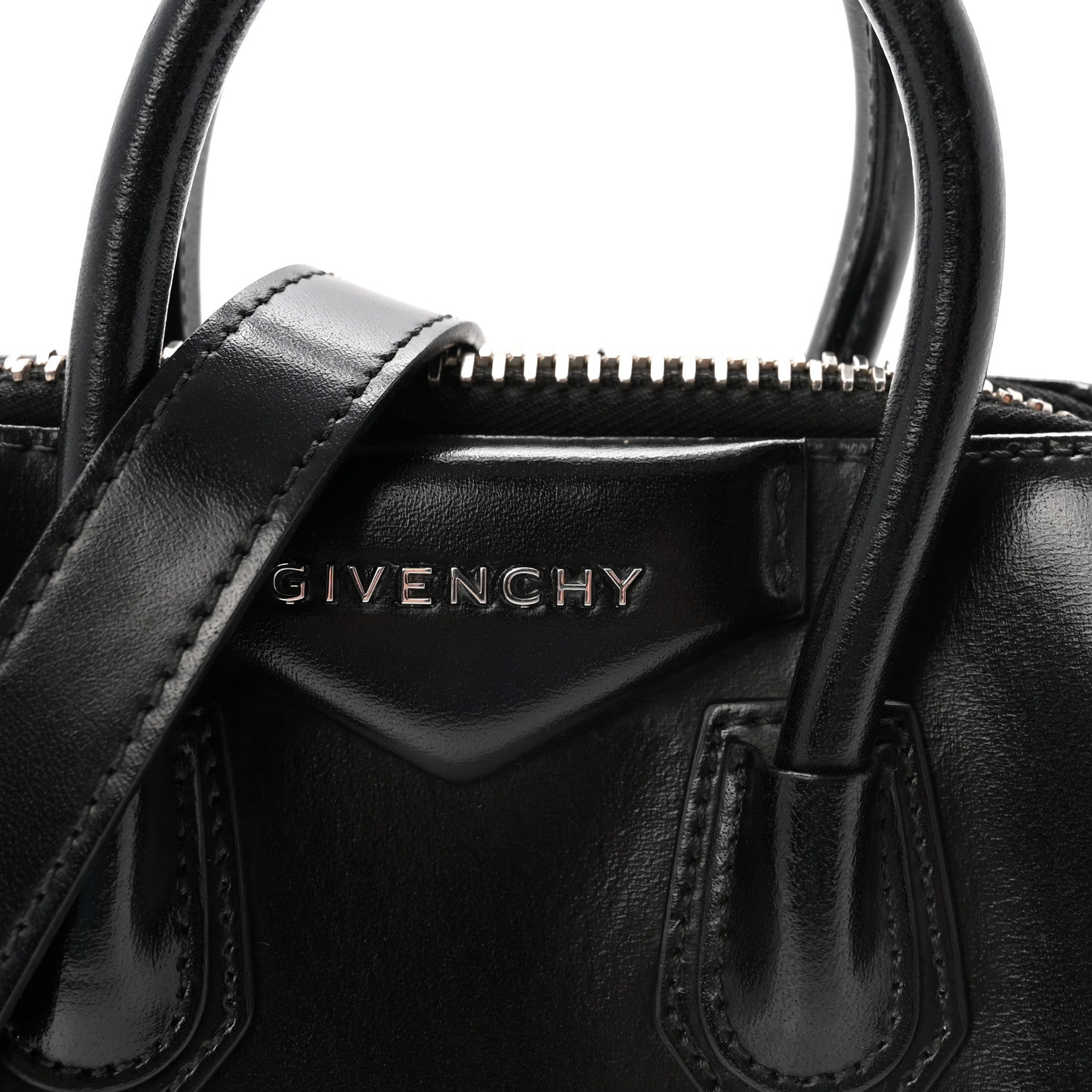 Givenchy Shiny Lord Calfskin Mini Antigona Black 8 of 10