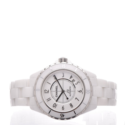 Chanel Stainless Steel Ceramic 38mm J12 Automatic Watch White 3 of 7