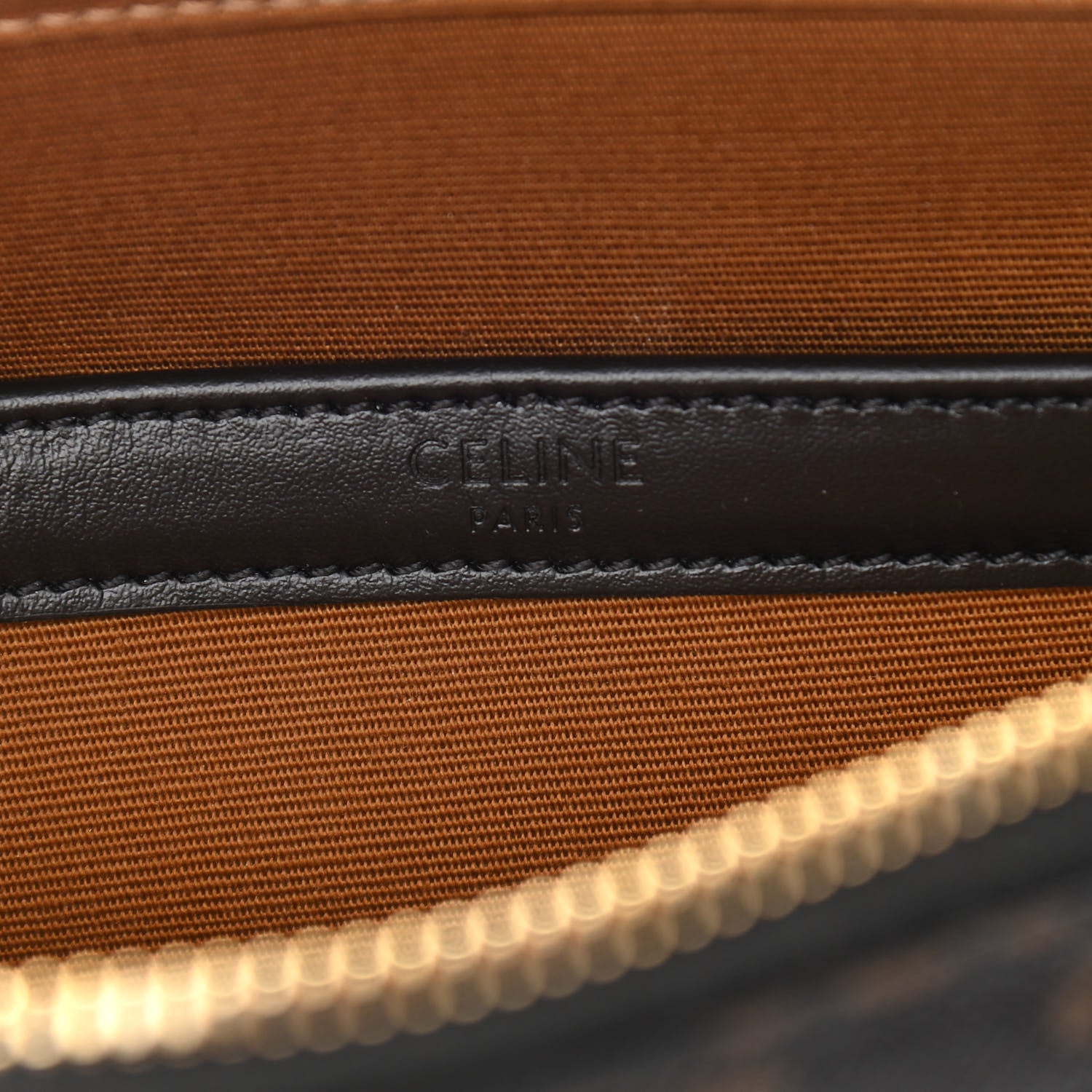 Celine Triomphe Canvas Medium Messenger Bag Black 7 of 11