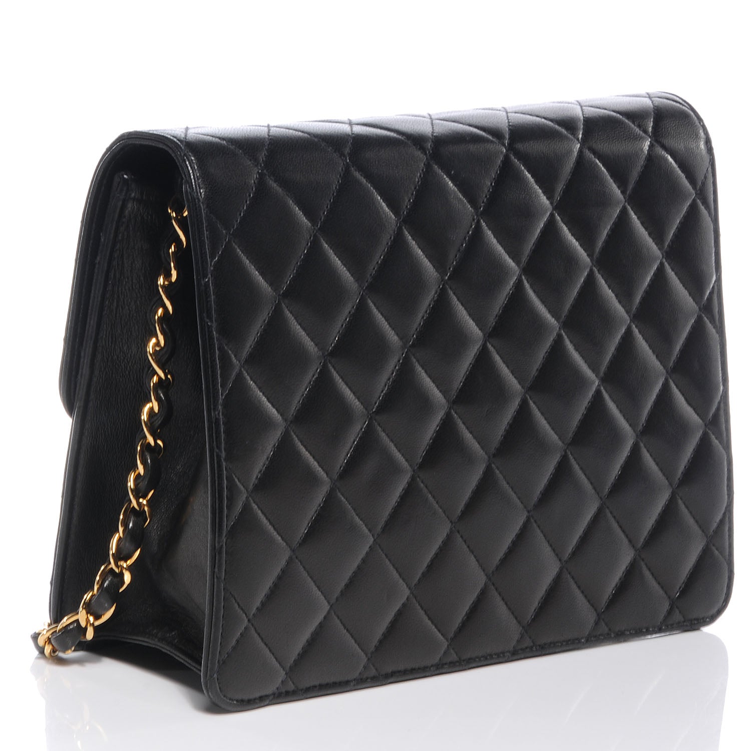 Chanel Lambskin Small Single Flap Black 3 of 10