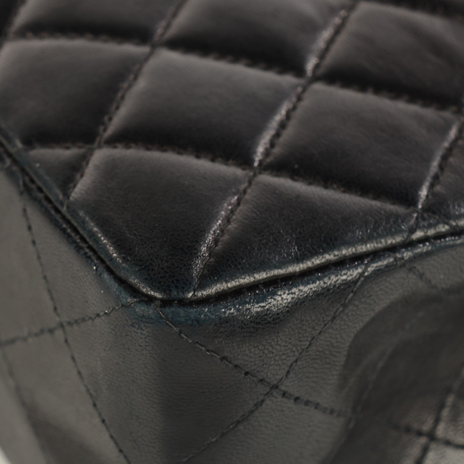 Chanel Lambskin Quilted Small Double Flap Black 2 of 10