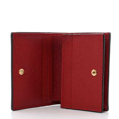 Gucci GG Supreme Monogram Flora Web Ophidia Card Case Red 5 of 8