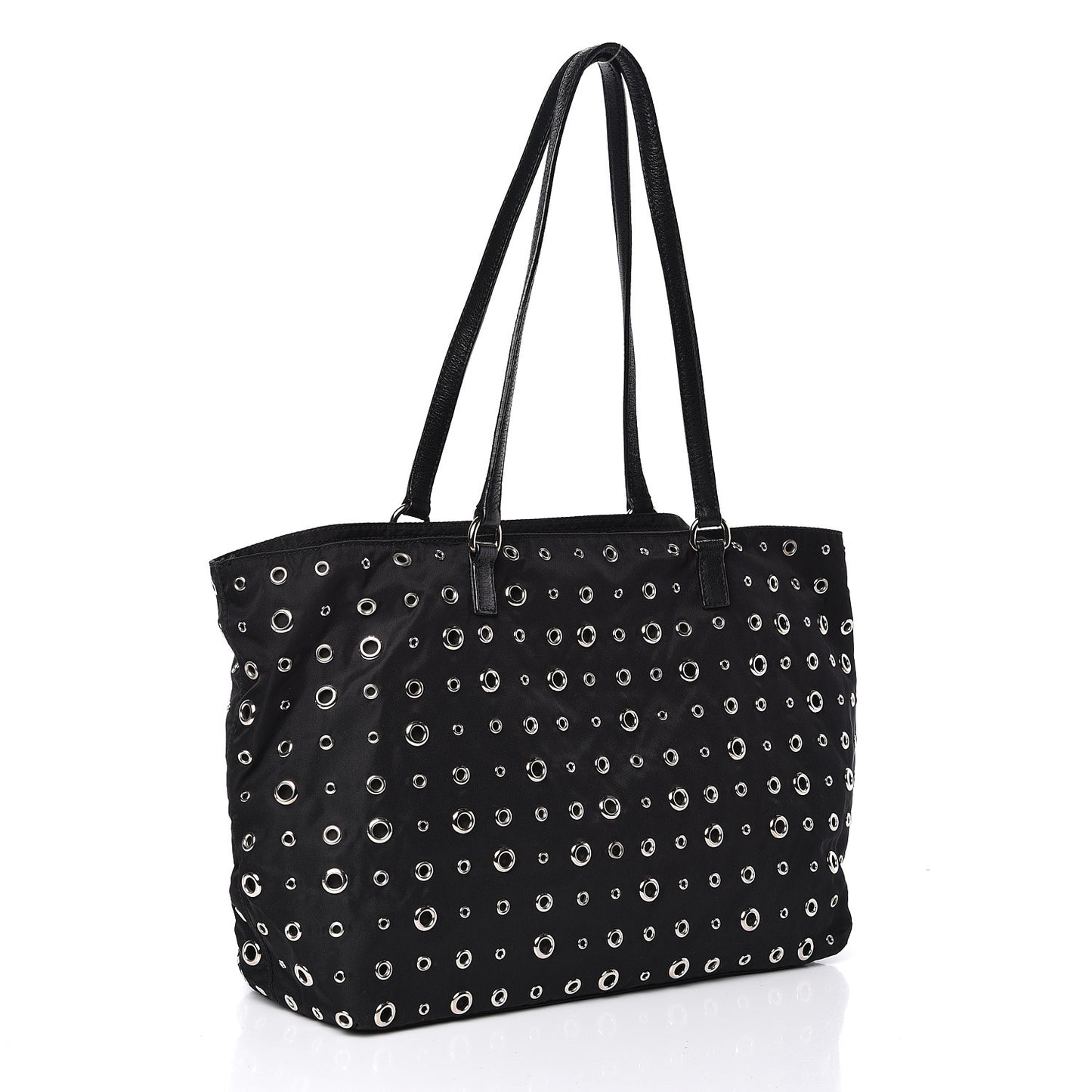 Nylon Metal Grommet Bag Black