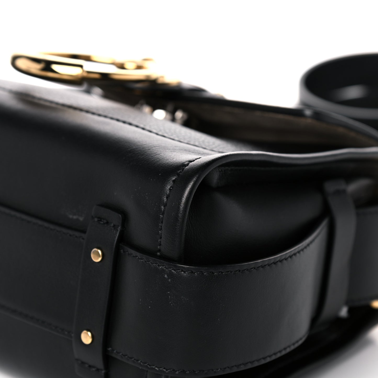Calfskin Mini Tess Day Bag Black