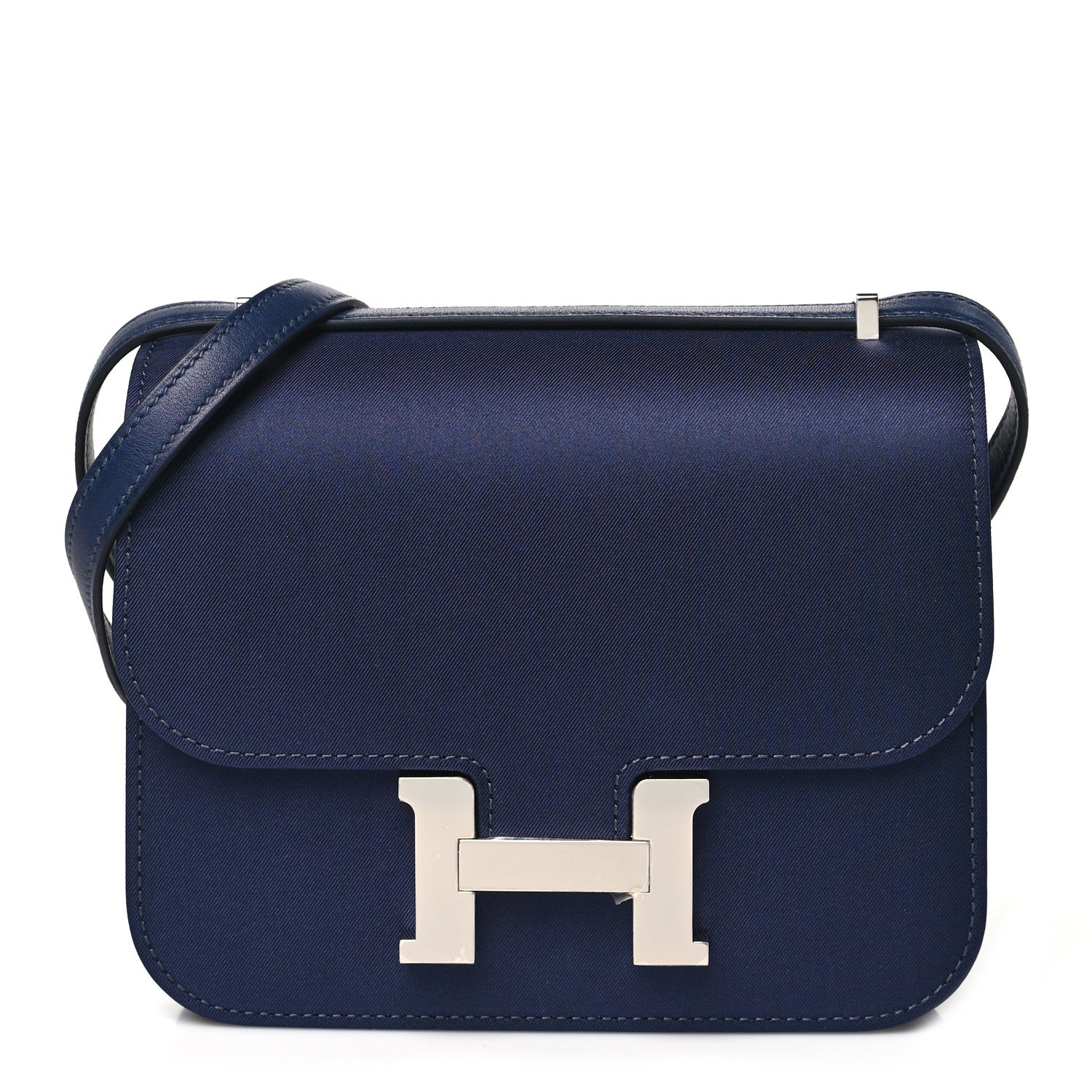 Hermes Silk Constance 18 Bleu Nuit 1 of 11