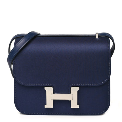 Hermes Silk Constance 18 Bleu Nuit 1 of 11