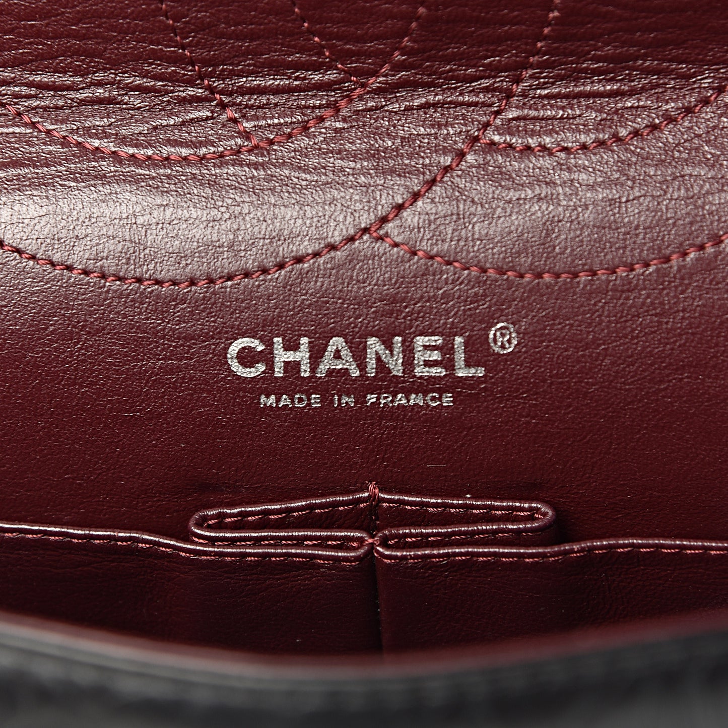 Aged Calfskin Quilted 2.55 Reissue 227 Flap Black