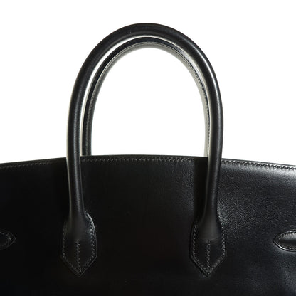 Hermes Veau Box Birkin 35 Black 23 of 28