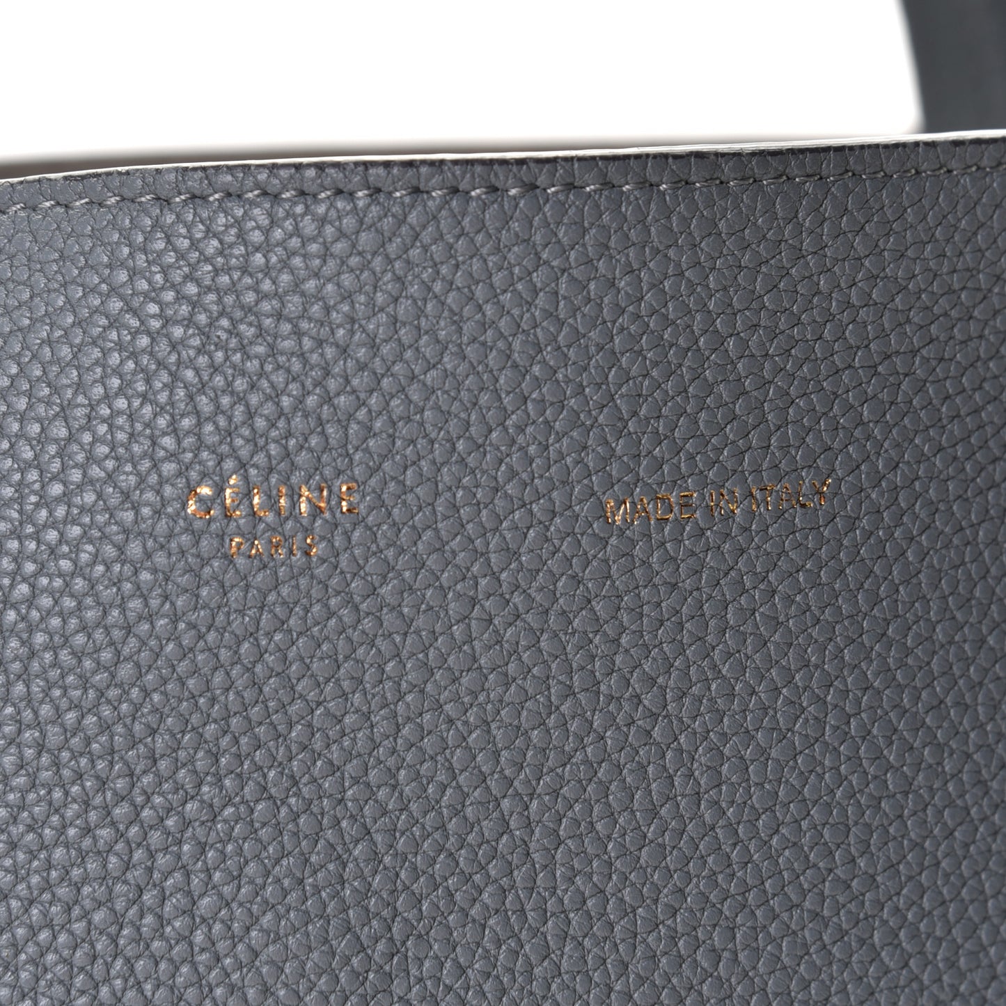Soft Grained Calfskin Small Belt Cabas Storm