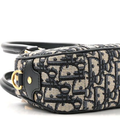 Christian Dior Oblique East West Nano D-Vibe Bowling Bag Blue 9 of 12