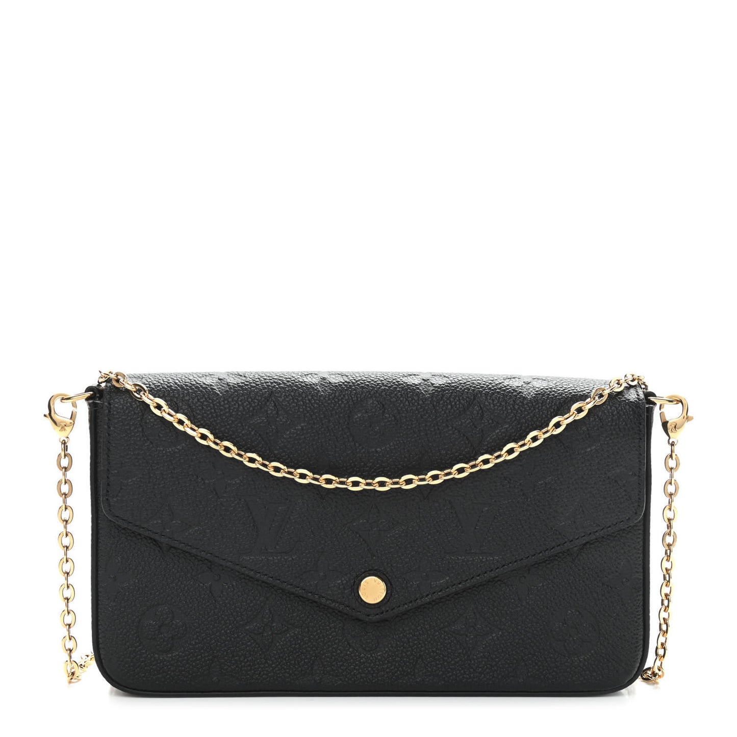Empreinte Pochette Felicie Chain Wallet Black