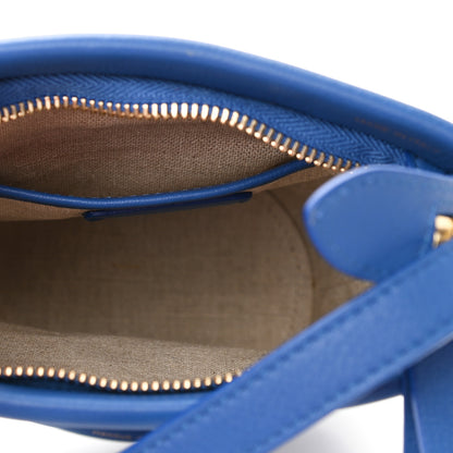 Mansur Gavriel Pebbled Calfskin Mini Zip Bucket Bag Elettrico 5 of 9