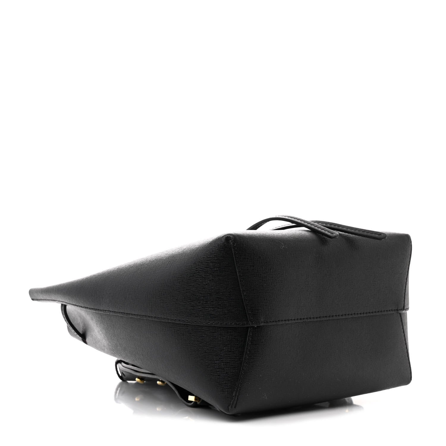 Mansur Gavriel Saffiano Backpack Black Flamma 4 of 11