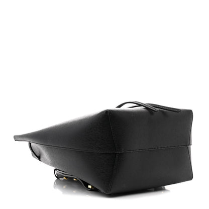 Mansur Gavriel Saffiano Backpack Black Flamma 4 of 11