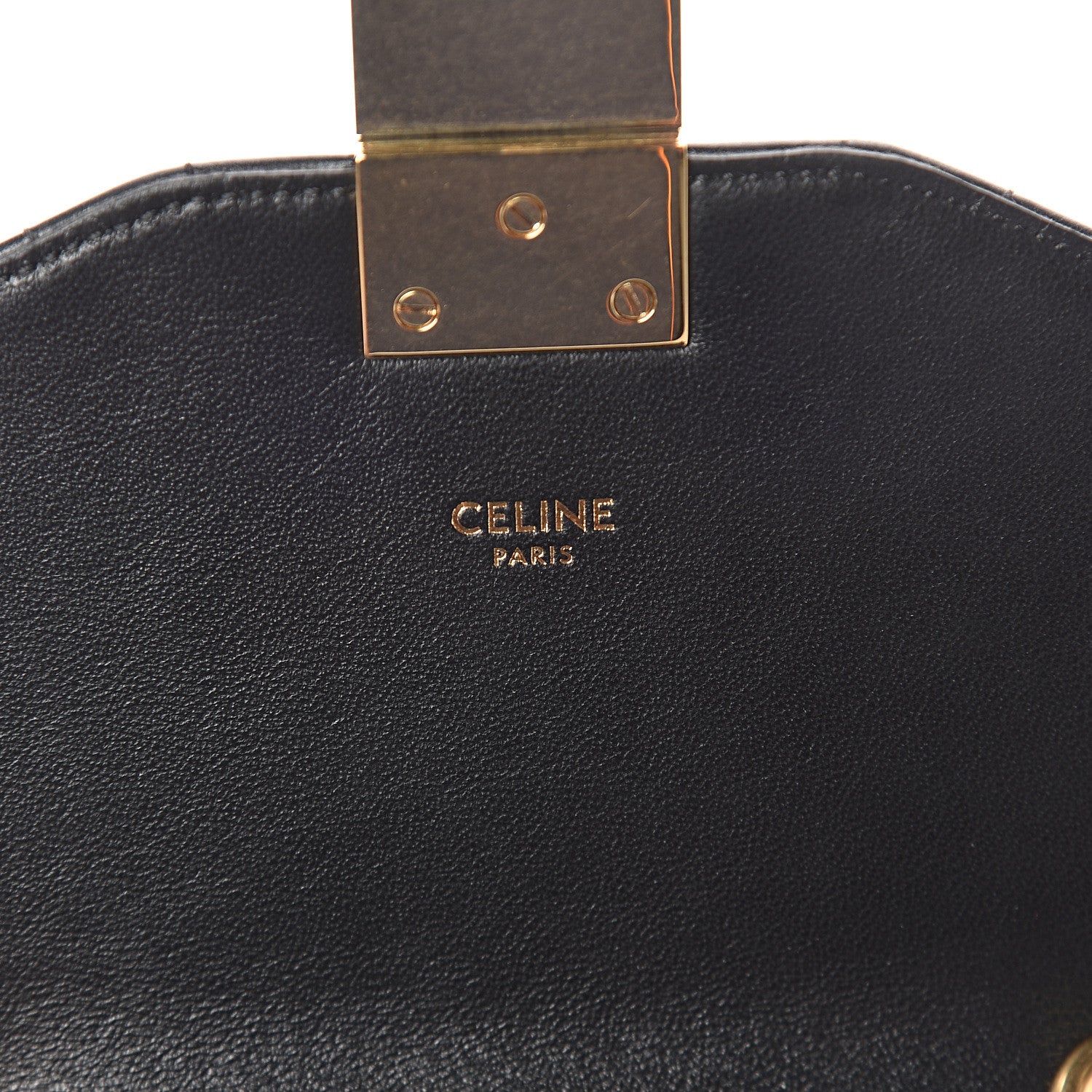 Celine Calfskin Quilted Small C Bag Black 5 of 7